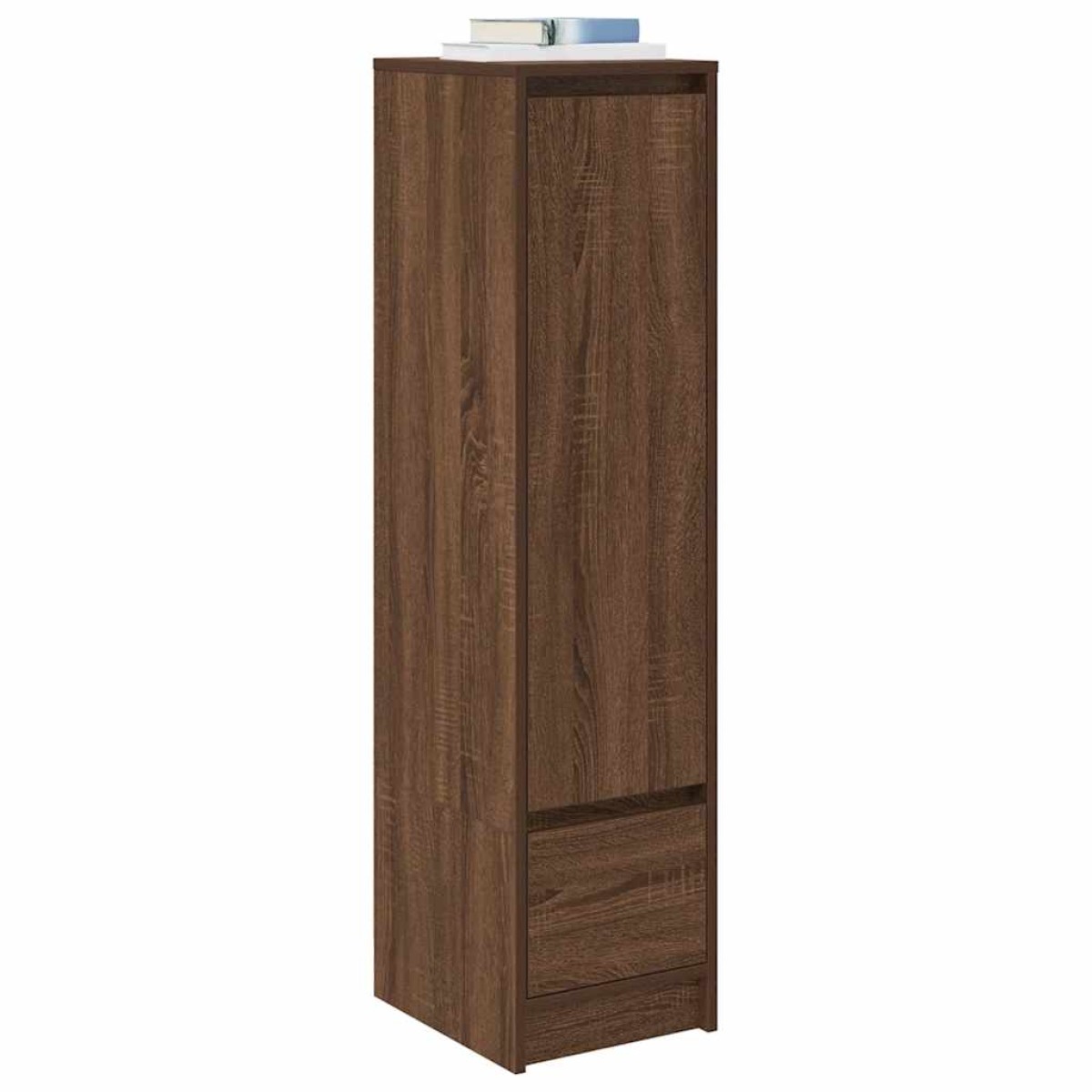 vidaXL Ντουλάπι Καφέ Δρυς 29,5x34x119,5 εκ. Επεξεργασμένο Ξύλο