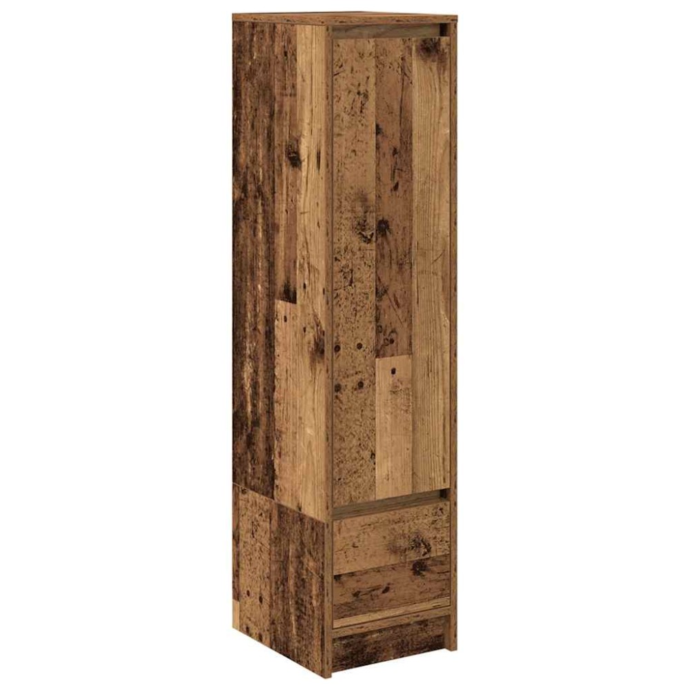 vidaXL Ντουλάπι Όψη Παλαιού Ξύλου 29,5x34x119,5 εκ. Επεξεργασμένο Ξύλο