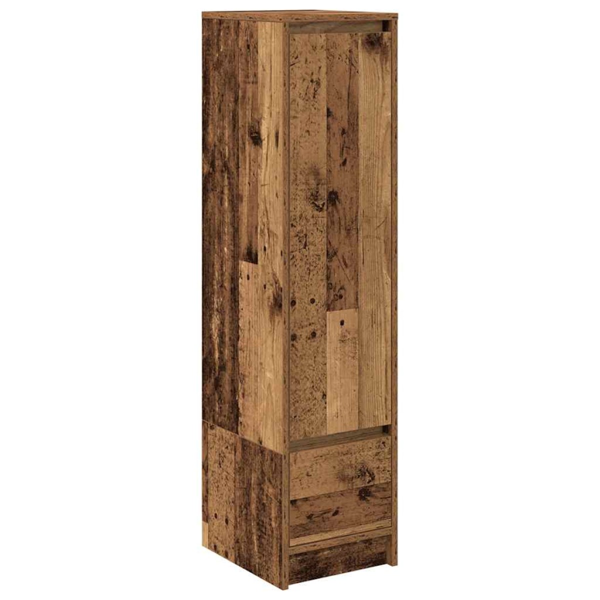 vidaXL Ντουλάπι Όψη Παλαιού Ξύλου 29,5x34x119,5 εκ. Επεξεργασμένο Ξύλο