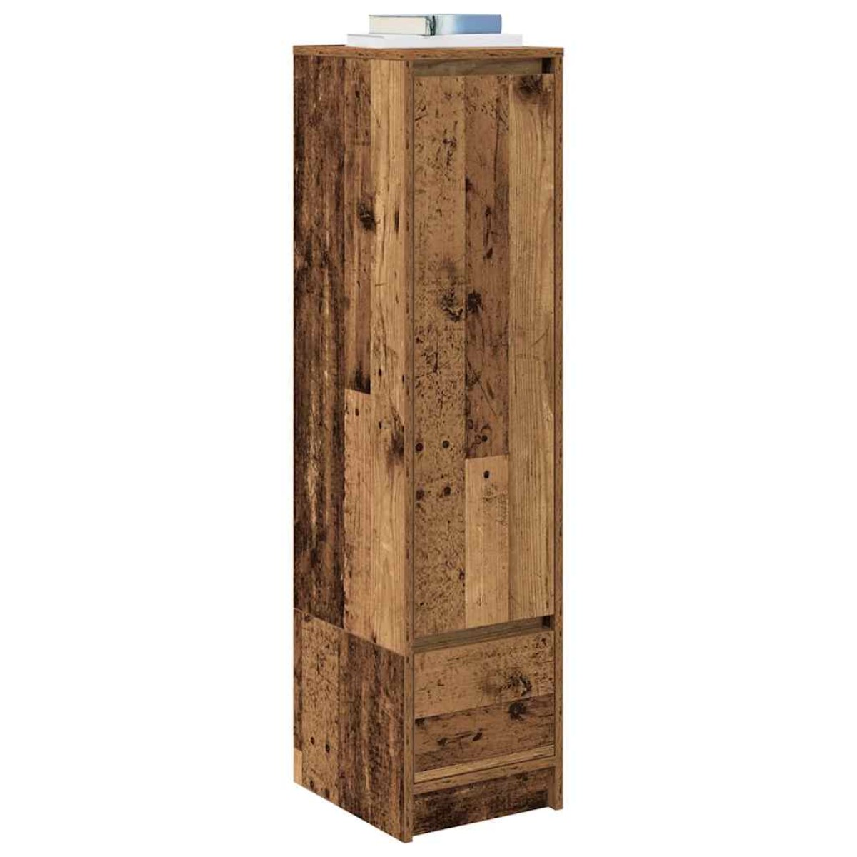 vidaXL Ντουλάπι Όψη Παλαιού Ξύλου 29,5x34x119,5 εκ. Επεξεργασμένο Ξύλο