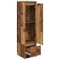 vidaXL Ντουλάπι Όψη Παλαιού Ξύλου 29,5x34x119,5 εκ. Επεξεργασμένο Ξύλο