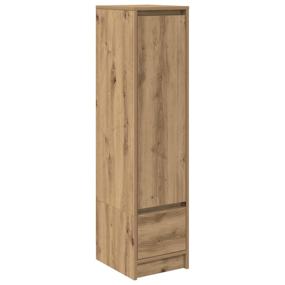vidaXL Ντουλάπα τεχνίτης Δρυς 29,5x34x119,5 εκ. από Επεξεργασμένο Ξύλο