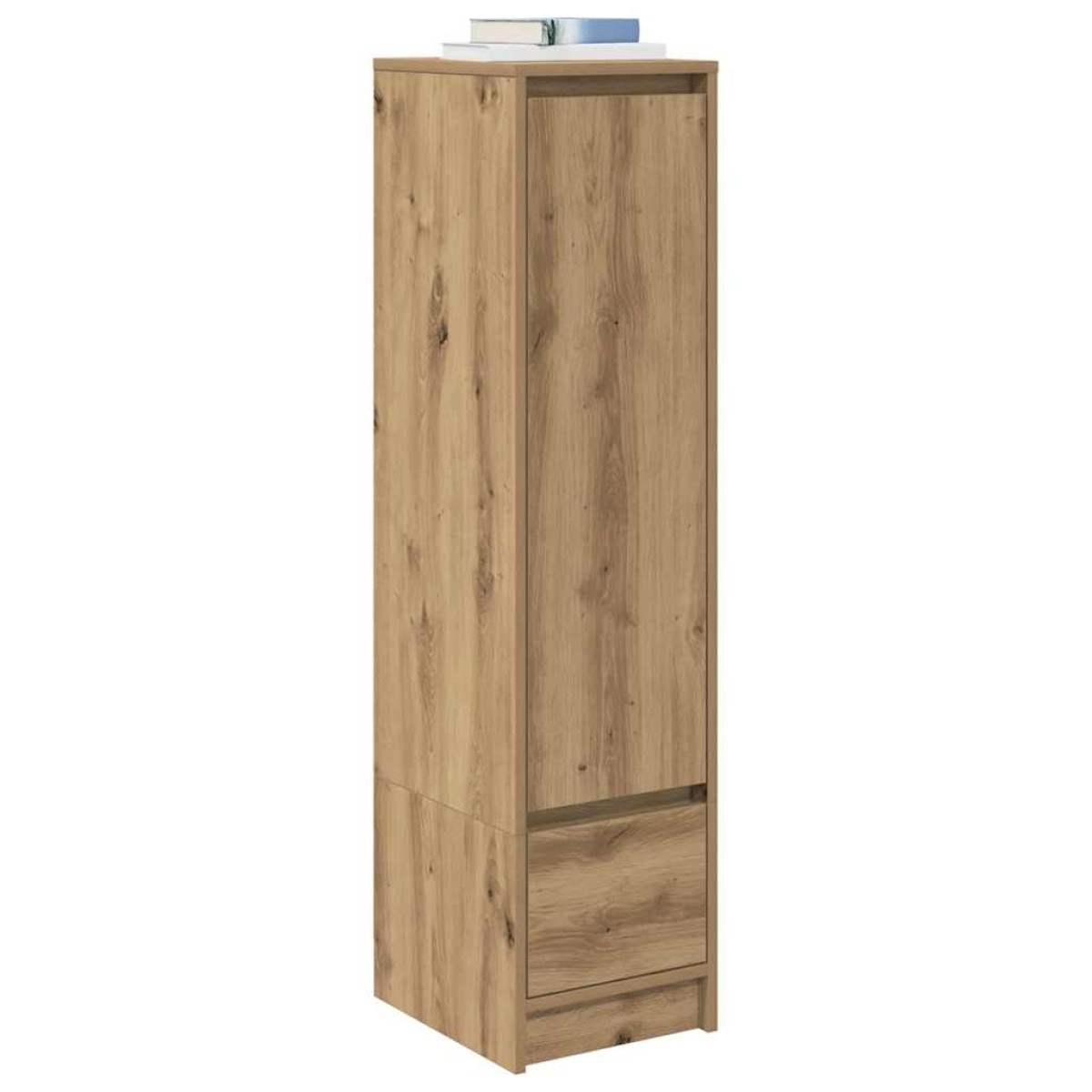 vidaXL Ντουλάπα τεχνίτης Δρυς 29,5x34x119,5 εκ. από Επεξεργασμένο Ξύλο