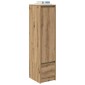 vidaXL Ντουλάπα τεχνίτης Δρυς 29,5x34x119,5 εκ. από Επεξεργασμένο Ξύλο