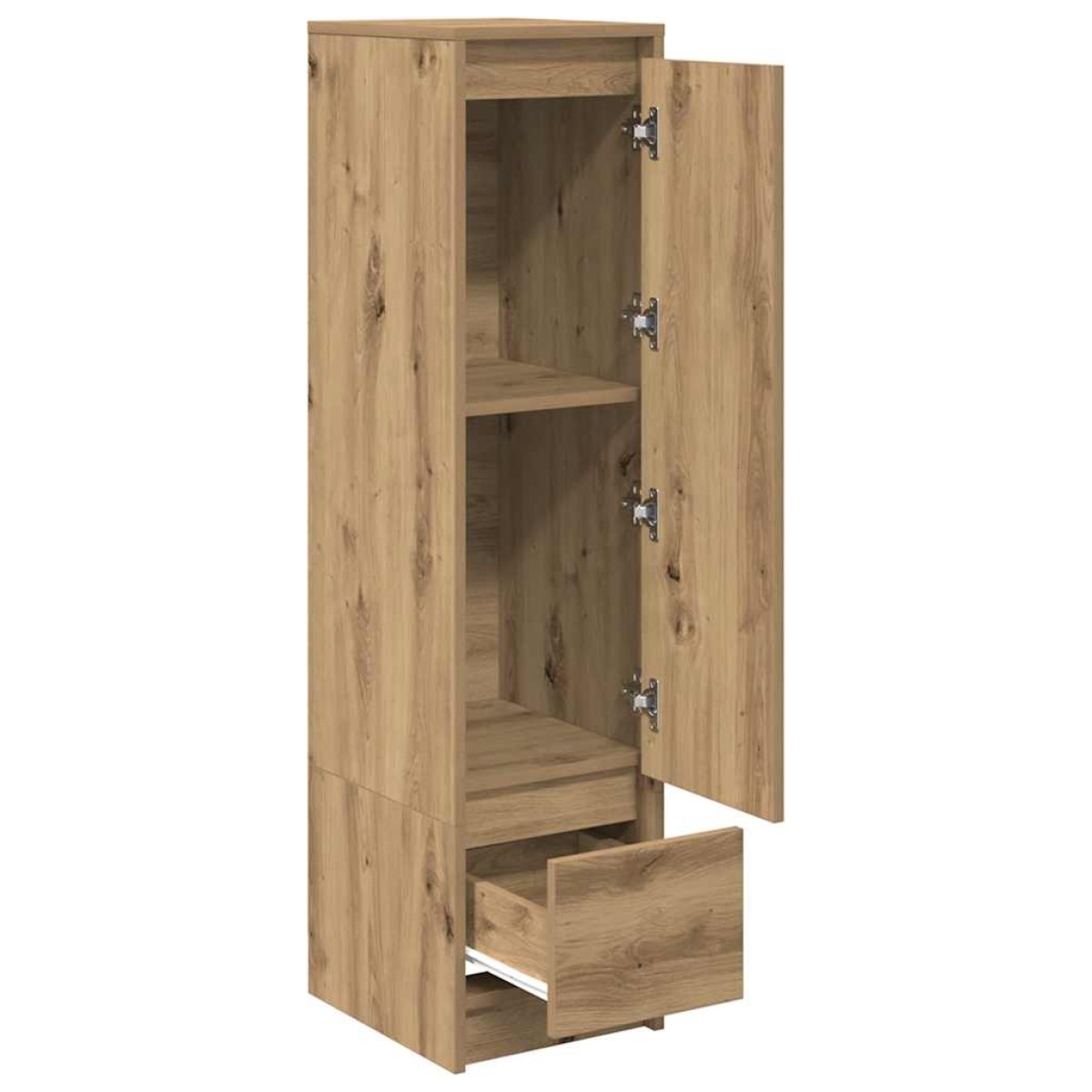vidaXL Ντουλάπα τεχνίτης Δρυς 29,5x34x119,5 εκ. από Επεξεργασμένο Ξύλο