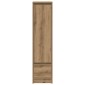 vidaXL Ντουλάπα τεχνίτης Δρυς 29,5x34x119,5 εκ. από Επεξεργασμένο Ξύλο