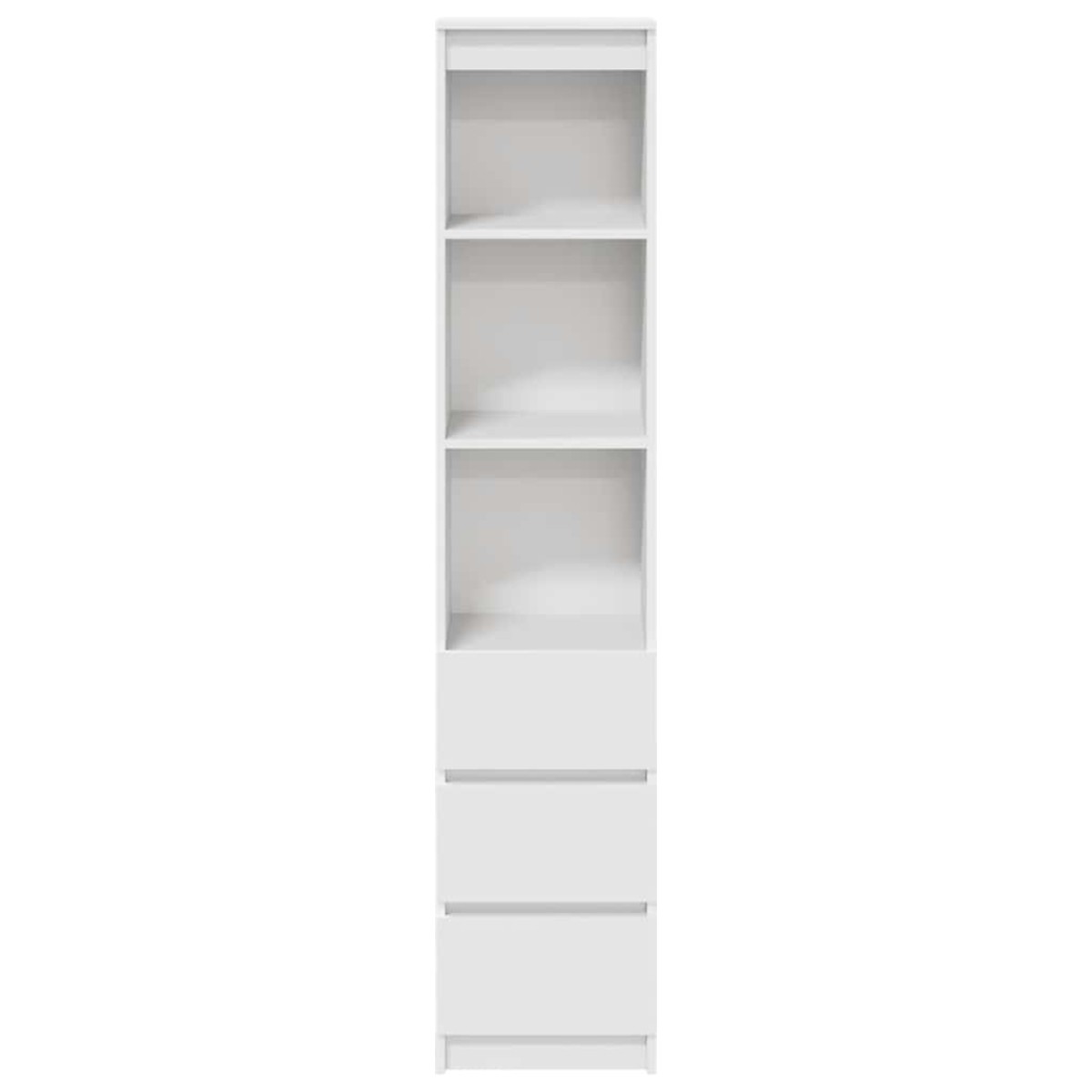 vidaXL Ντουλάπι Λευκό 37,5x35x180 εκ. Επεξεργασμένο Ξύλο