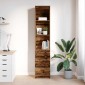 vidaXL Ντουλάπι Όψη Παλαιού Ξύλου 37,5x35x180 εκ. Επεξεργασμένο Ξύλο
