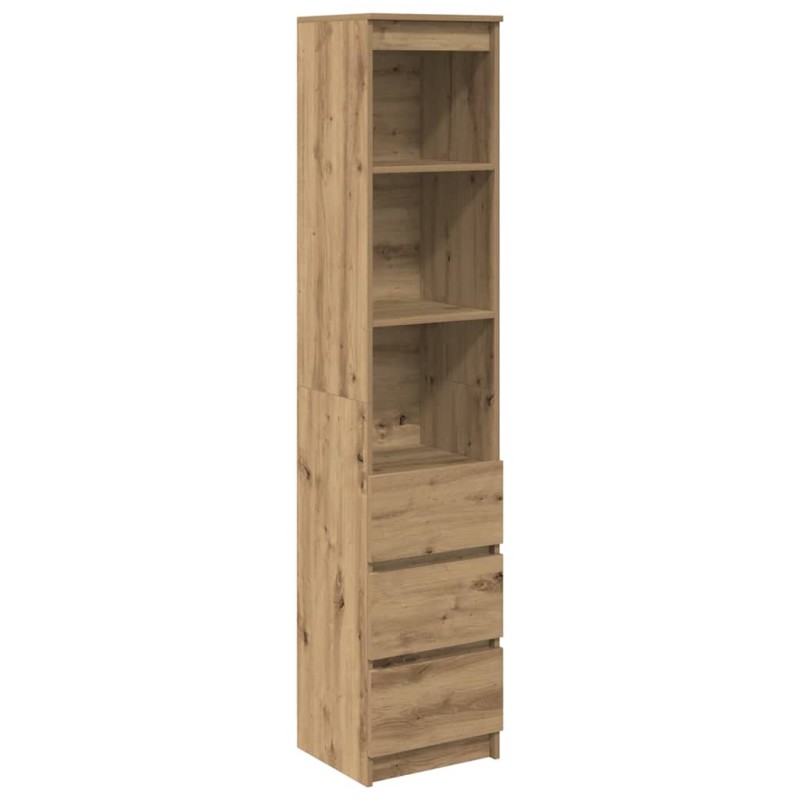 vidaXL Ντουλάπι Αρτισιανή Δρυς 37,5x35x180 εκ. από Επεξεργασμένο Ξύλο