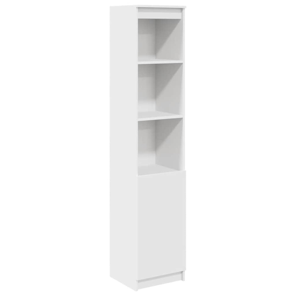 vidaXL Ντουλάπι Λευκό 37,5x35x180 εκ. Επεξεργασμένο Ξύλο