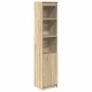 vidaXL Ντουλάπι Sonoma δρυς 37,5x35x180 εκ. Επεξεργασμένο Ξύλο
