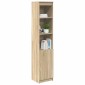 vidaXL Ντουλάπι Sonoma δρυς 37,5x35x180 εκ. Επεξεργασμένο Ξύλο