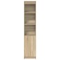 vidaXL Ντουλάπι Sonoma δρυς 37,5x35x180 εκ. Επεξεργασμένο Ξύλο