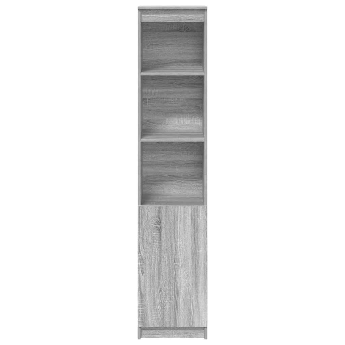 vidaXL Ντουλάπι Γκρι Sonoma 37,5x35x180 εκ. Επεξεργασμένο Ξύλο