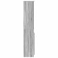 vidaXL Ντουλάπι Γκρι Sonoma 37,5x35x180 εκ. Επεξεργασμένο Ξύλο