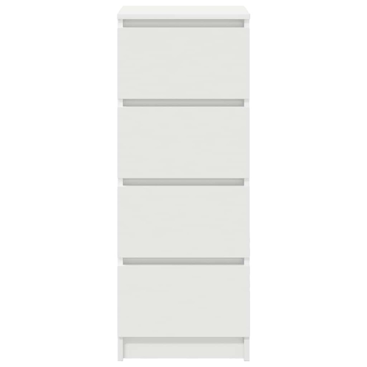 vidaXL Ντουλάπι Λευκό 37,5x35x99 εκ. από Επεξεργασμένο Ξύλο