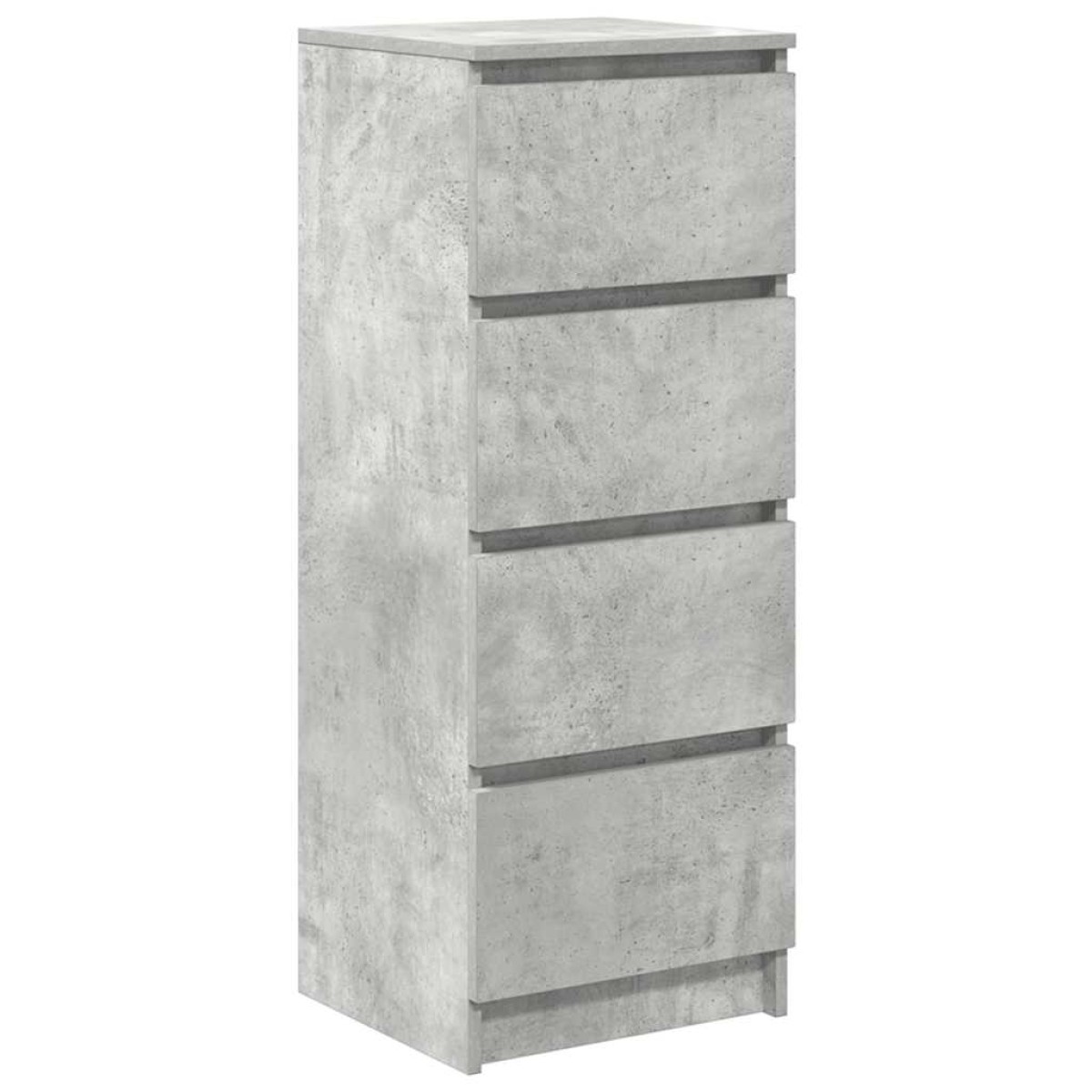 vidaXL Ντουλάπι Γκρι Σκυροδέματος 37,5x35x99 εκ. Επεξεργασμένο Ξύλο