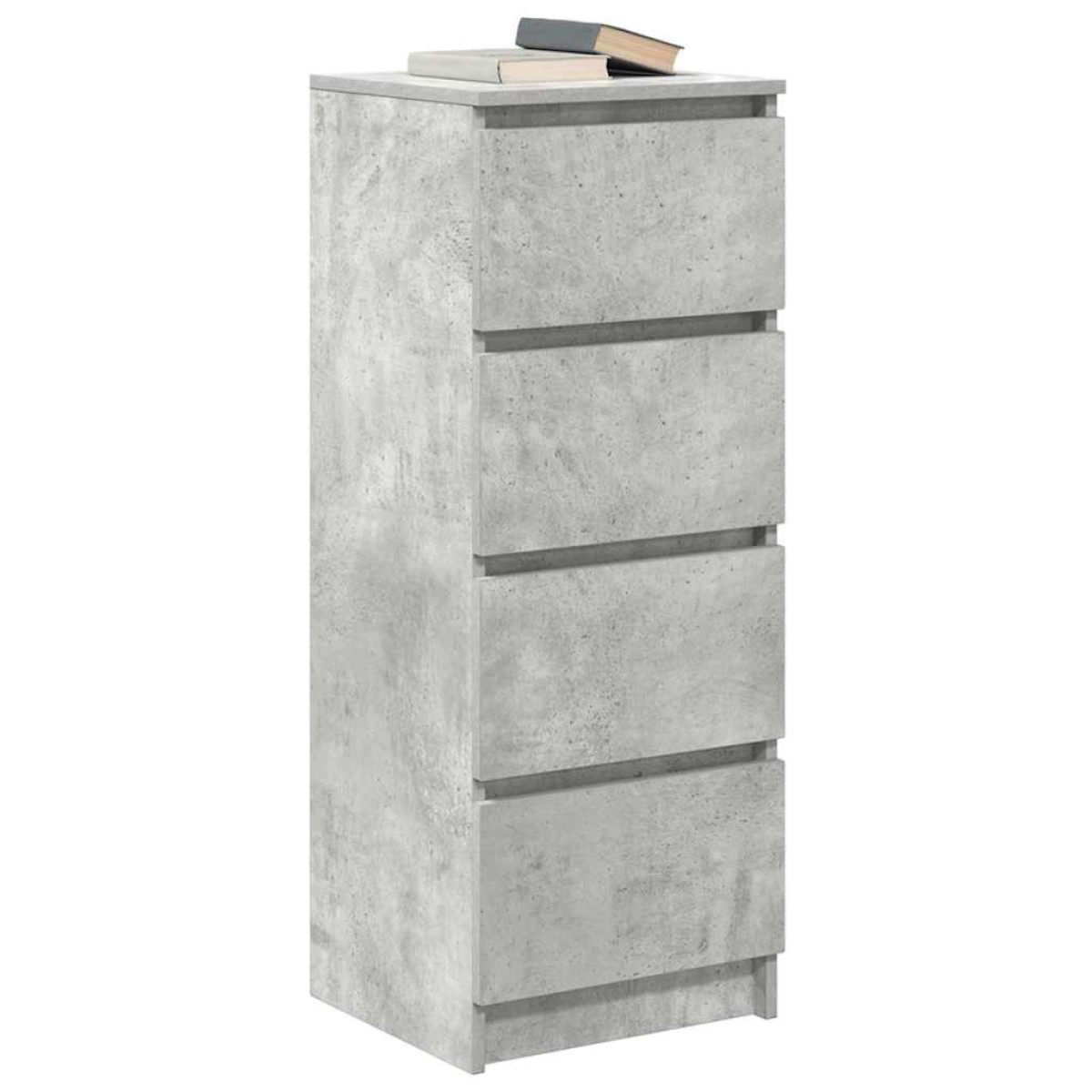 vidaXL Ντουλάπι Γκρι Σκυροδέματος 37,5x35x99 εκ. Επεξεργασμένο Ξύλο