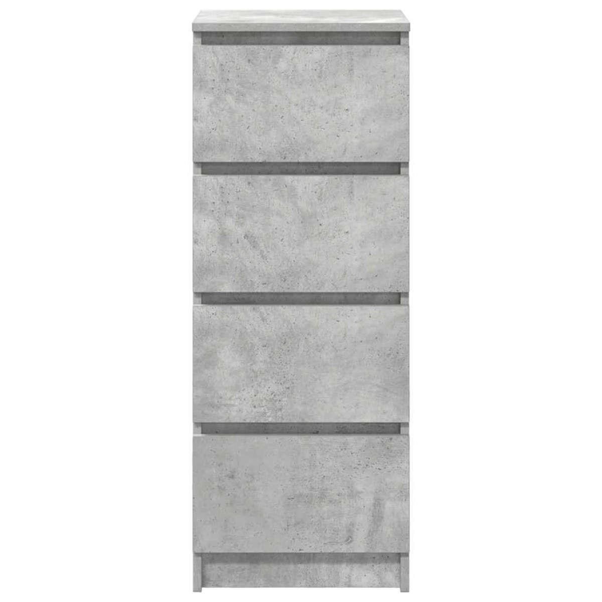vidaXL Ντουλάπι Γκρι Σκυροδέματος 37,5x35x99 εκ. Επεξεργασμένο Ξύλο