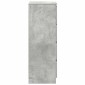 vidaXL Ντουλάπι Γκρι Σκυροδέματος 37,5x35x99 εκ. Επεξεργασμένο Ξύλο