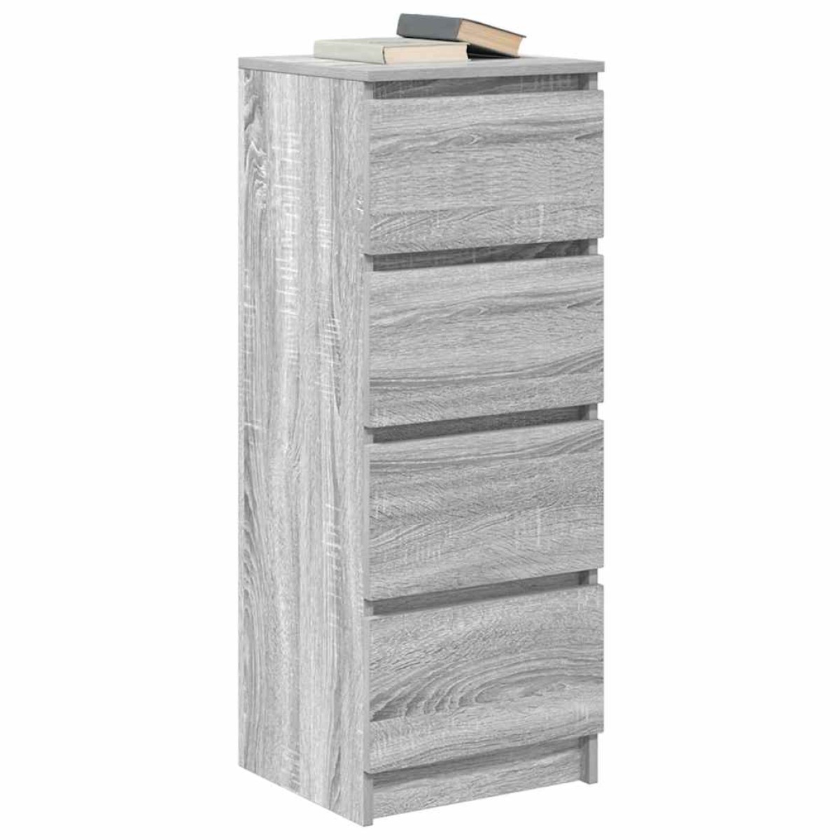 vidaXL Ντουλάπι Γκρι Sonoma 37,5x35x99 εκ. από Επεξεργασμένο Ξύλο