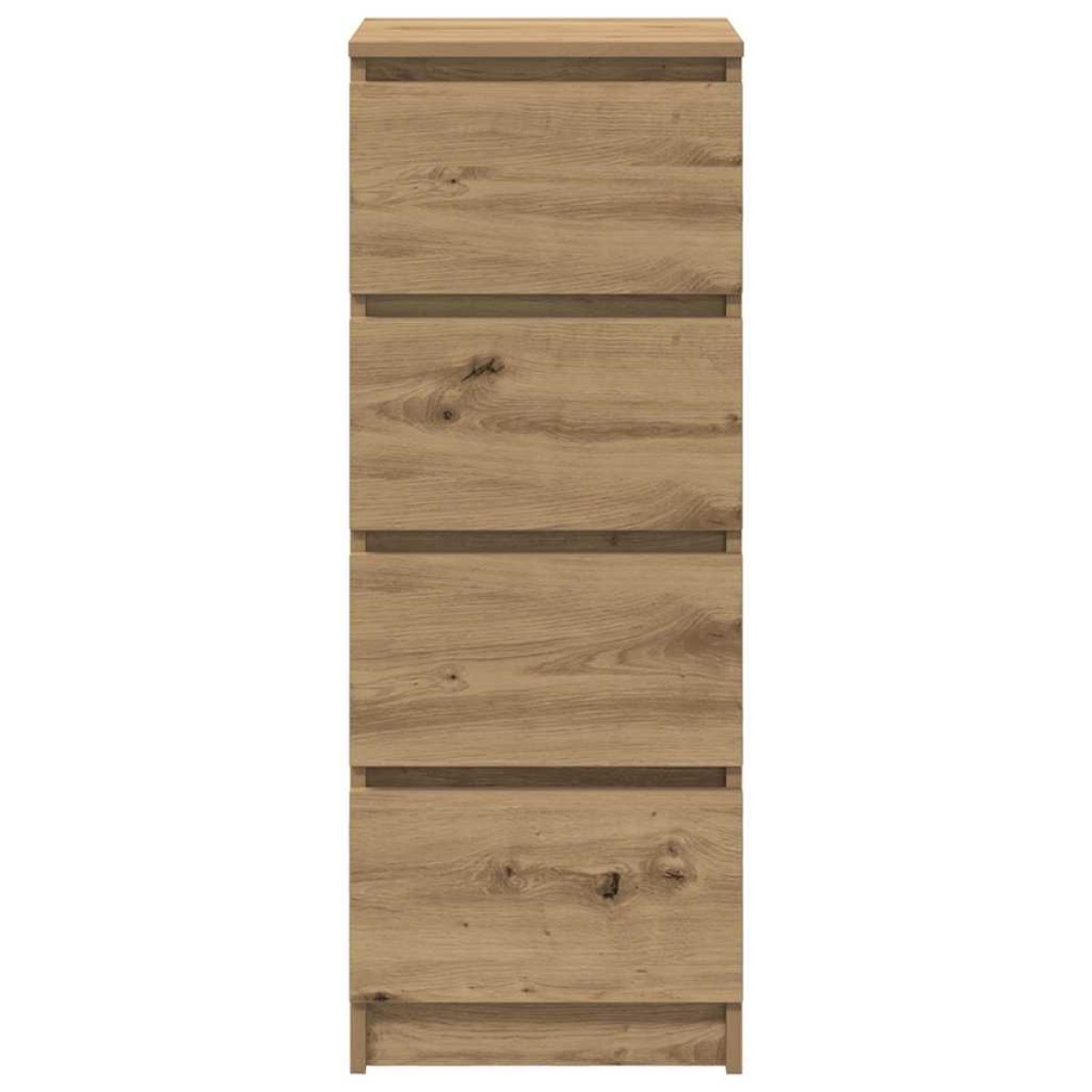 vidaXL Μπουφές Αρτισιανή Δρυς 37,5x35x99 εκ. από Επεξεργασμένο Ξύλο
