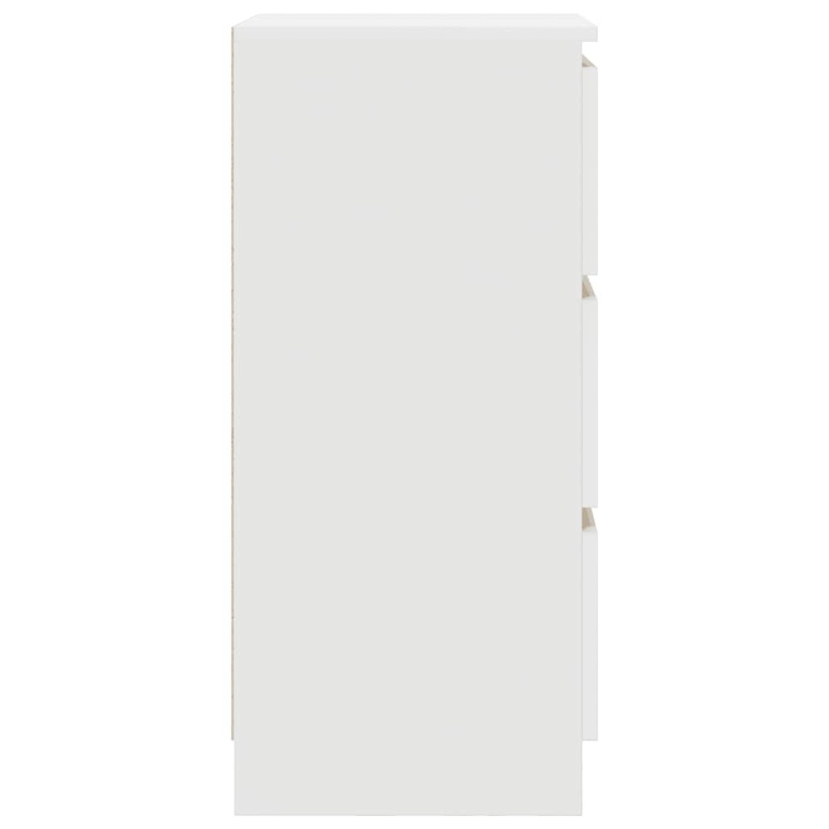 vidaXL Ντουλάπι Λευκό 85x34x76 εκ. από Επεξεργασμένο Ξύλο
