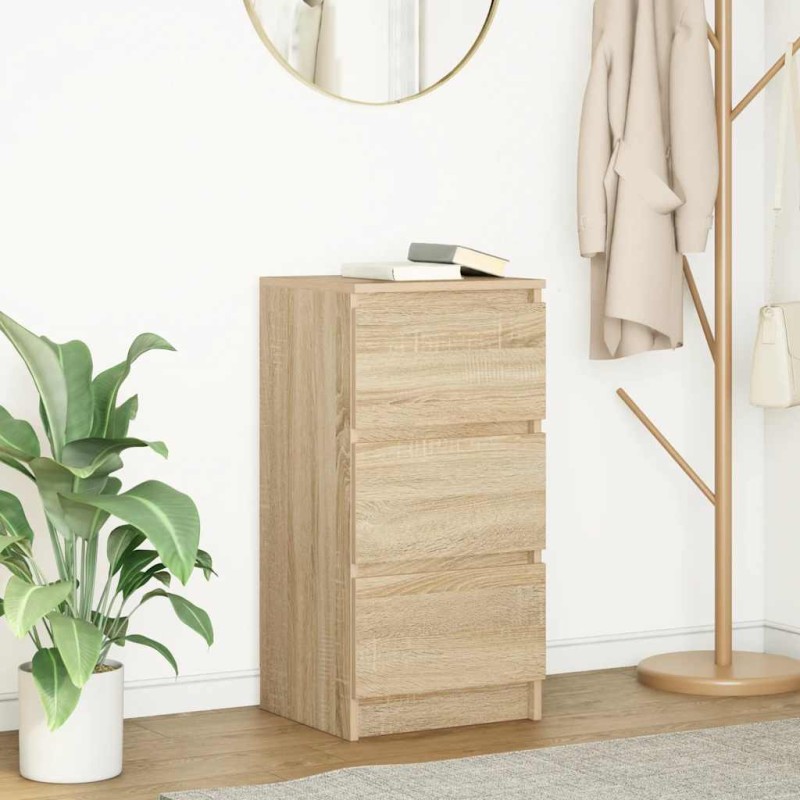 vidaXL Ραφιέρα Sonoma Δρυς 37,5x35x76 εκ. από Επεξεργ. Ξύλο