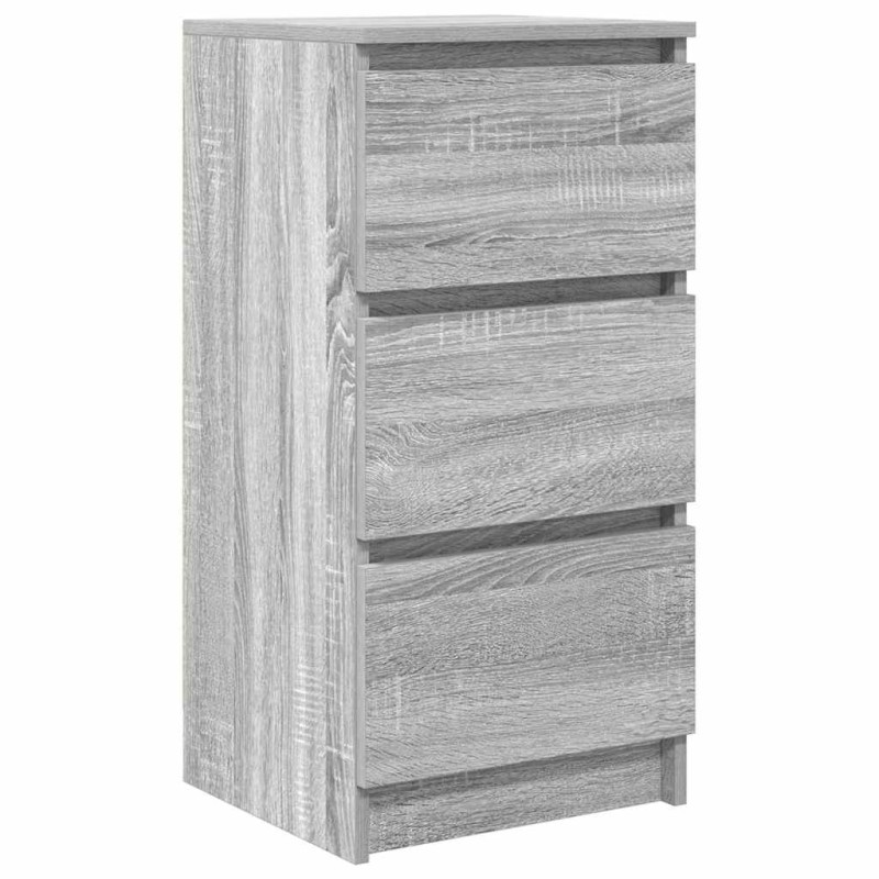 vidaXL Ντουλάπι Γκρι Sonoma 37,5x35x76 εκ. Ξύλινο μηχανουργικό ξύλο
