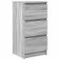 vidaXL Ντουλάπι Γκρι Sonoma 37,5x35x76 εκ. Ξύλινο μηχανουργικό ξύλο