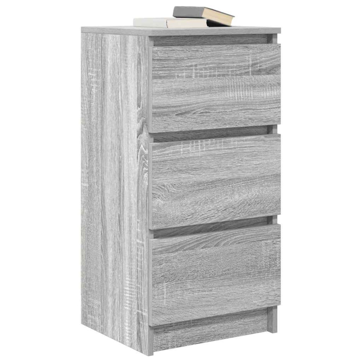 vidaXL Ντουλάπι Γκρι Sonoma 37,5x35x76 εκ. Ξύλινο μηχανουργικό ξύλο