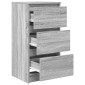 vidaXL Ντουλάπι Γκρι Sonoma 37,5x35x76 εκ. Ξύλινο μηχανουργικό ξύλο