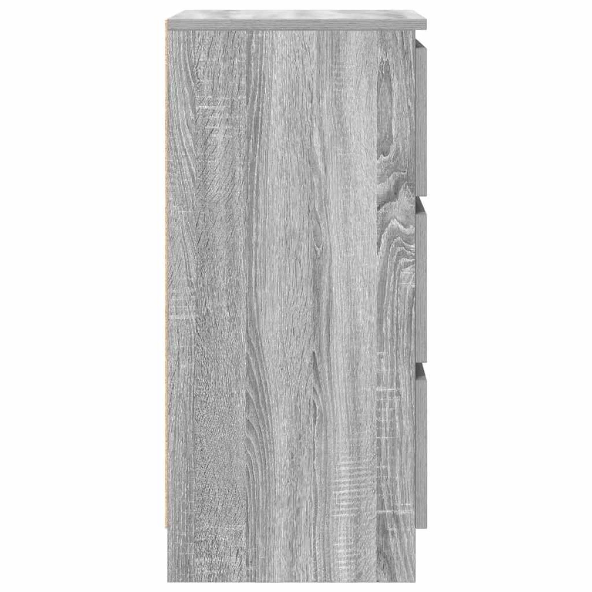 vidaXL Ντουλάπι Γκρι Sonoma 37,5x35x76 εκ. Ξύλινο μηχανουργικό ξύλο