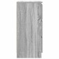 vidaXL Ντουλάπι Γκρι Sonoma 37,5x35x76 εκ. Ξύλινο μηχανουργικό ξύλο