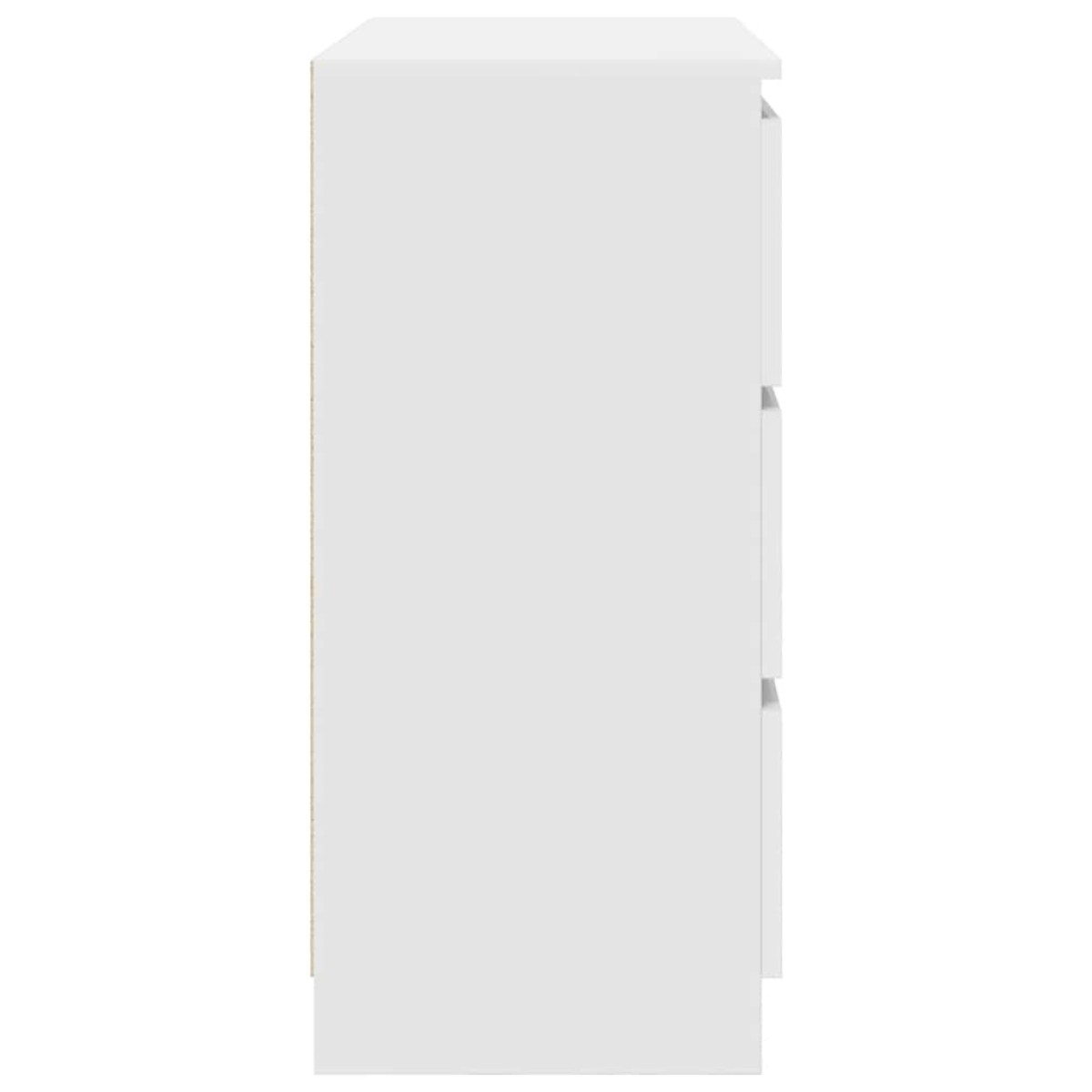 vidaXL Ντουλάπι Λευκό 80x35x76 εκ. Επεξεργασμένο Ξύλο