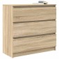 vidaXL Ντουλάπι Sonoma δρυς 80x35x76 εκ. Επεξεργασμένο Ξύλο