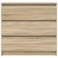 vidaXL Ντουλάπι Sonoma δρυς 80x35x76 εκ. Επεξεργασμένο Ξύλο