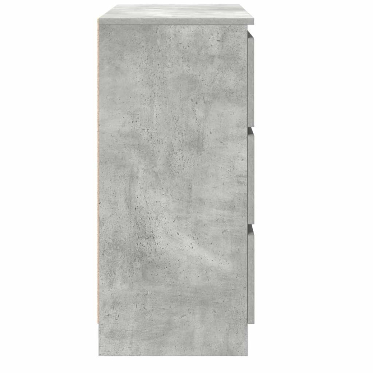 vidaXL Ντουλάπι Γκρι Σκυροδέματος 80x35x76 εκ. Επεξεργασμένο Ξύλο