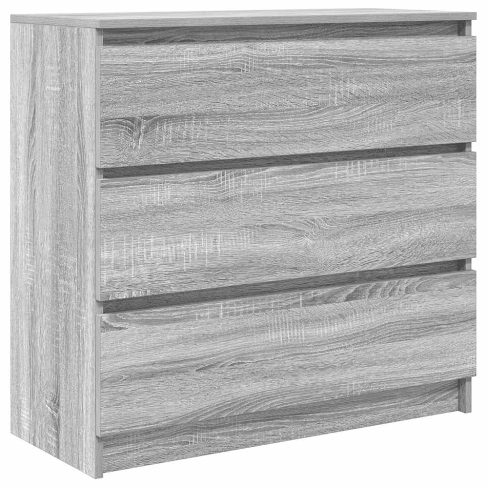 vidaXL Ντουλάπι Γκρι Sonoma 80x35x76 εκ. Επεξεργασμένο Ξύλο