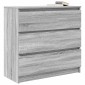 vidaXL Ντουλάπι Γκρι Sonoma 80x35x76 εκ. Επεξεργασμένο Ξύλο