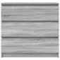 vidaXL Ντουλάπι Γκρι Sonoma 80x35x76 εκ. Επεξεργασμένο Ξύλο