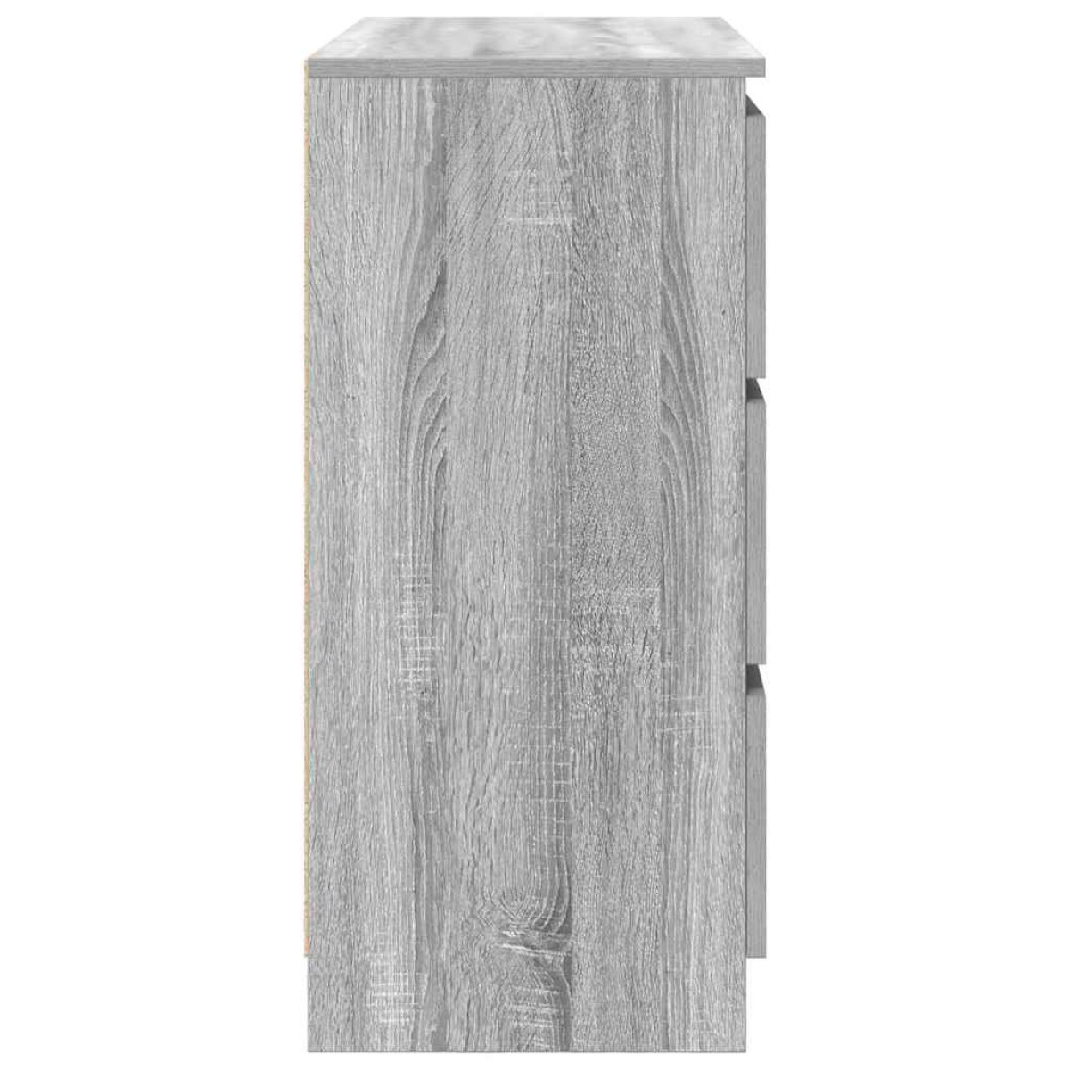 vidaXL Ντουλάπι Γκρι Sonoma 80x35x76 εκ. Επεξεργασμένο Ξύλο