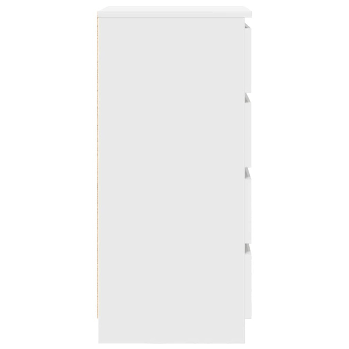 vidaXL Ντουλάπι Λευκό 85x34x76 εκ. από Επεξεργασμένο Ξύλο