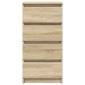 vidaXL Ραφιέρα Sonoma Δρυς 37,5x35x76 εκ. από Επεξεργ. Ξύλο