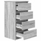 vidaXL Ντουλάπι Γκρι Sonoma 37,5x35x76 εκ. Ξύλινο μηχανουργικό ξύλο