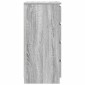 vidaXL Ντουλάπι Γκρι Sonoma 37,5x35x76 εκ. Ξύλινο μηχανουργικό ξύλο