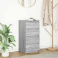 vidaXL Ντουλάπι Γκρι Sonoma 37,5x35x76 εκ. Ξύλινο μηχανουργικό ξύλο