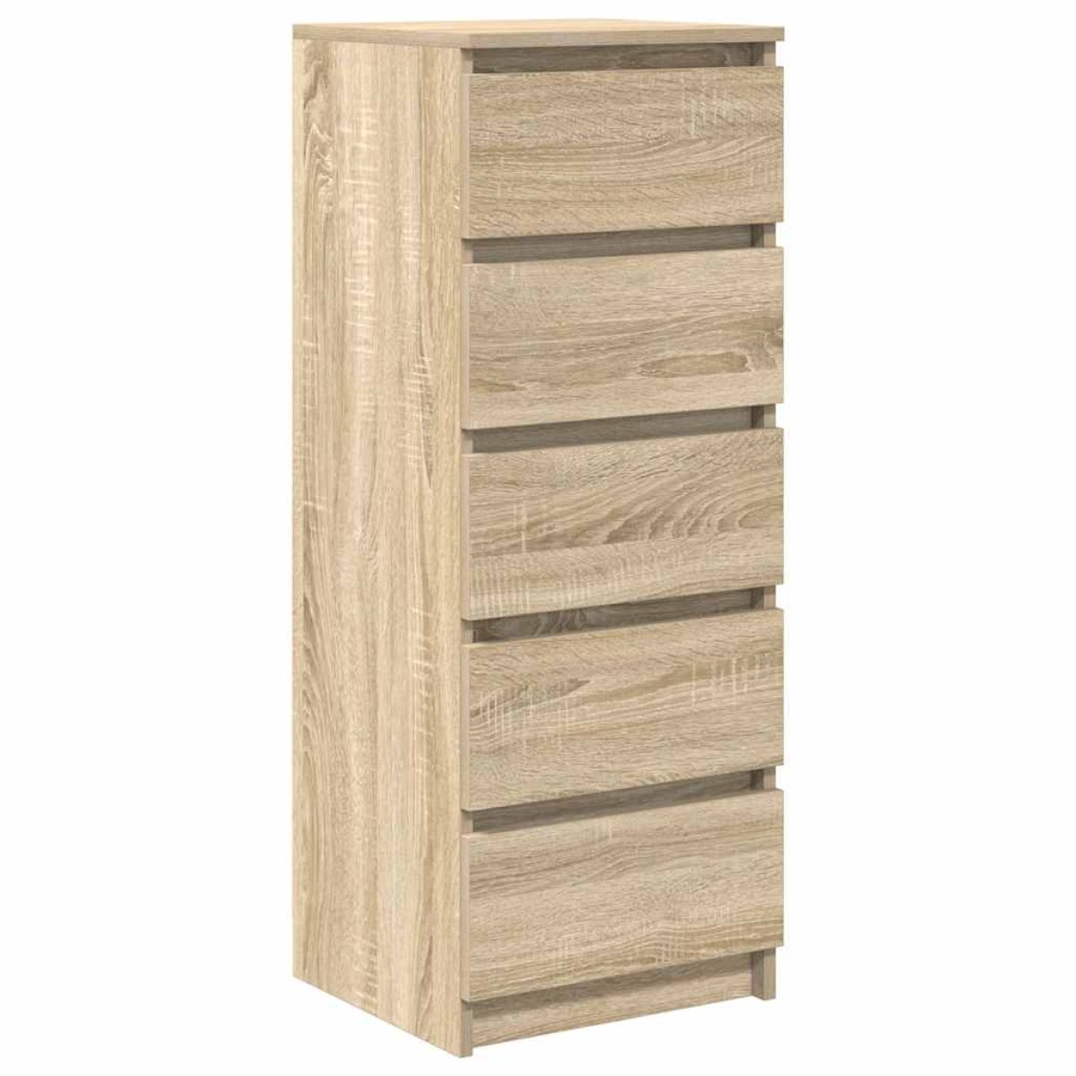 vidaXL Συρταριέρα με Συρτάρια Sonoma Δρυς 37,5x35x99εκ. από Επεξ. Ξύλο