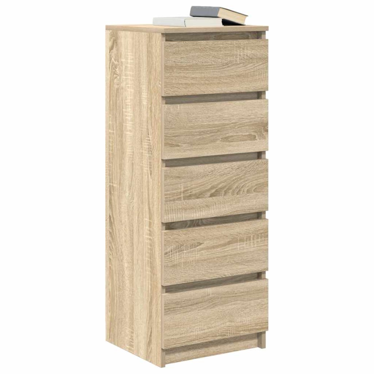 vidaXL Συρταριέρα με Συρτάρια Sonoma Δρυς 37,5x35x99εκ. από Επεξ. Ξύλο