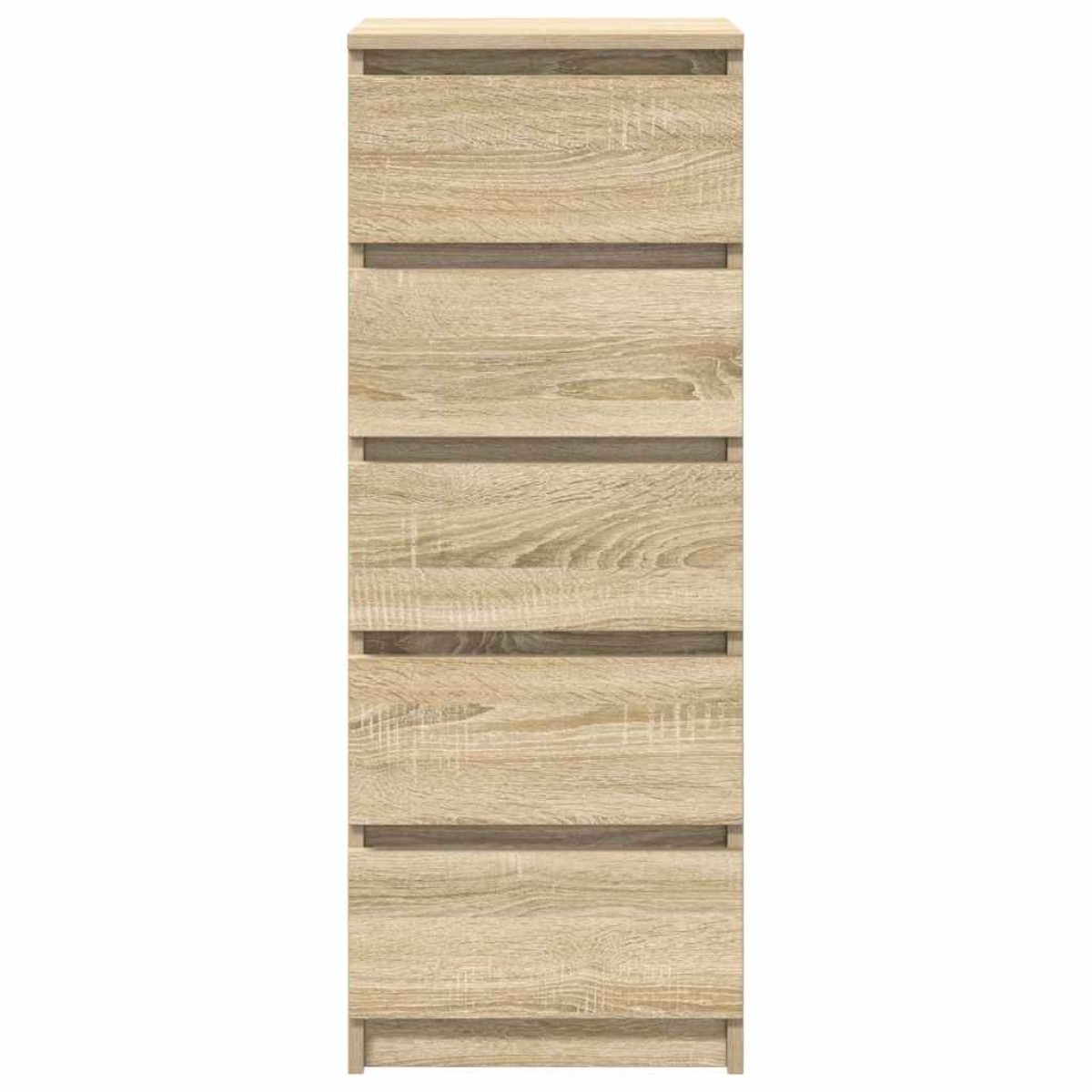 vidaXL Συρταριέρα με Συρτάρια Sonoma Δρυς 37,5x35x99εκ. από Επεξ. Ξύλο
